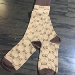 Gucci Monogram Interlocking G's Socks